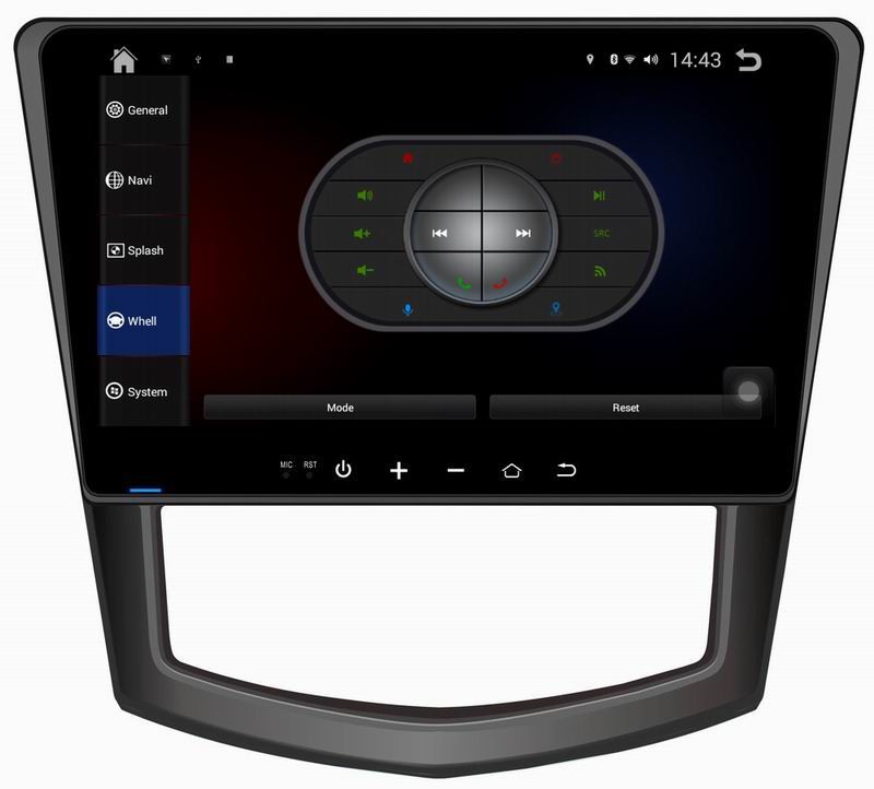 Ouchuangbo car radio dvd stereo Android 4.4 for SGMW Macro Light S with Quad Core 16G HD 1024*600 3g wifi bluetooth