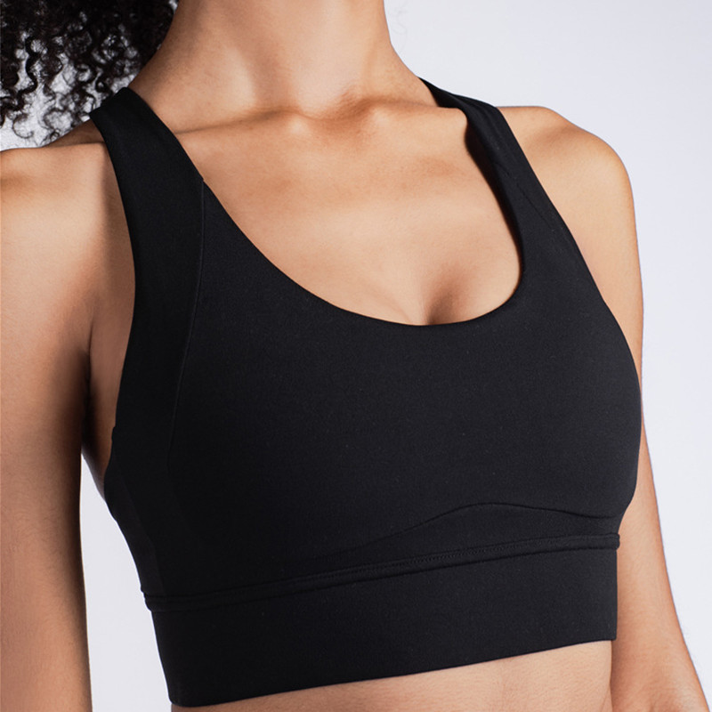 7 Colors Nuls Sexy Women Sports Bra Traceless Buckle Back Shock Absorber Crop Top