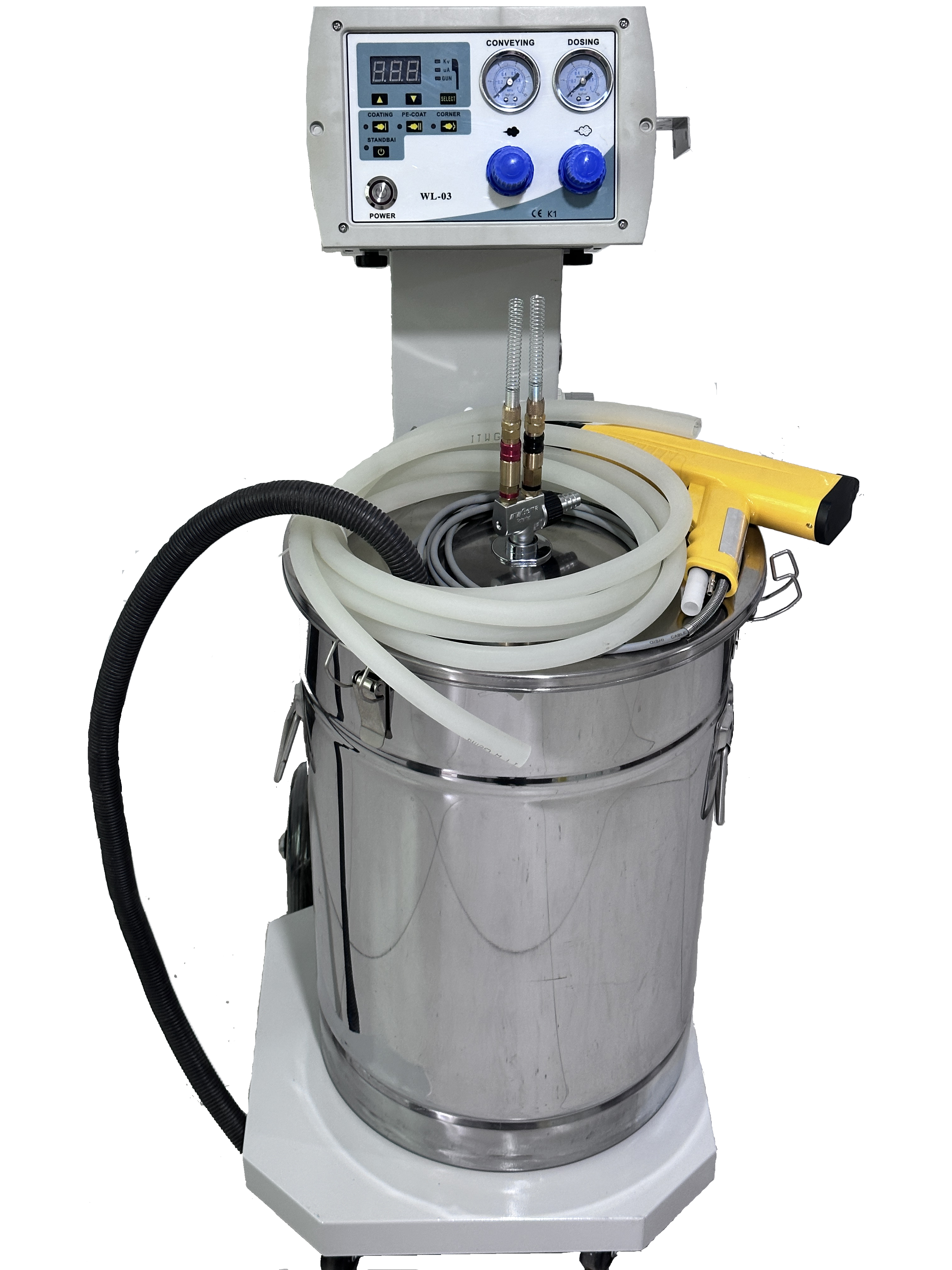 6.5kw Electric Powder Coating Machine for Steel Substrate PVD Coating Line
