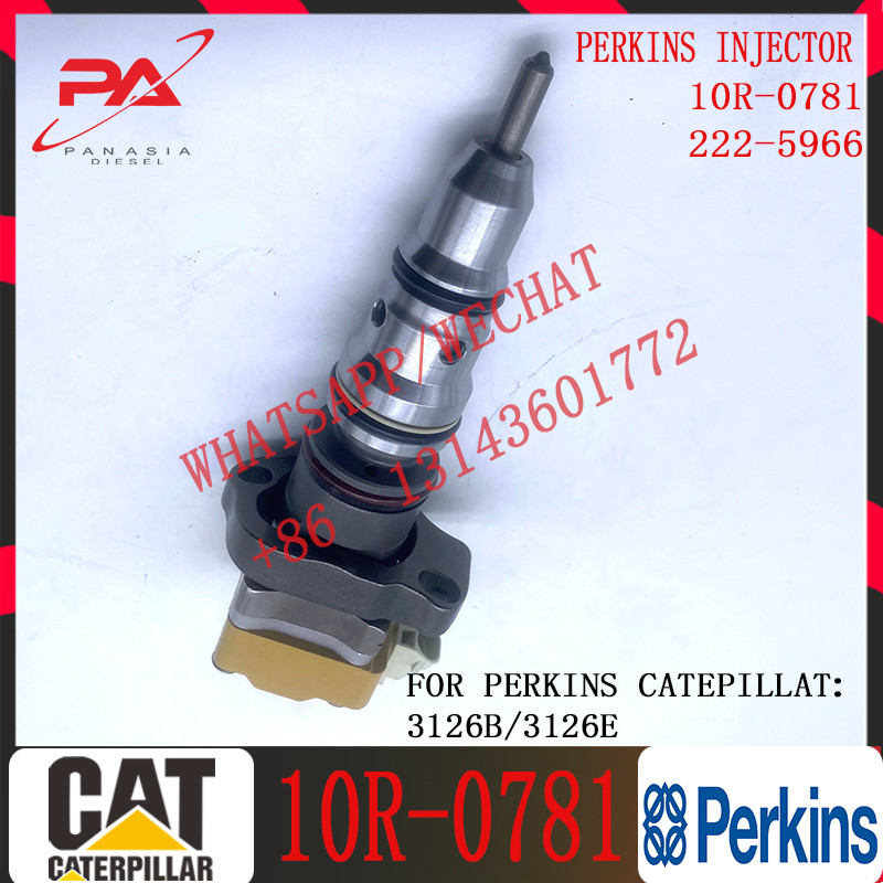 Common Rail Diesel Injector 222-5966 10R-0781 for C-A-Terpillar Engine 3126E Marine Engine 3126B C7