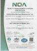 Jinzhou City Shitan Machinery Equipment  CO. LTD. Certifications