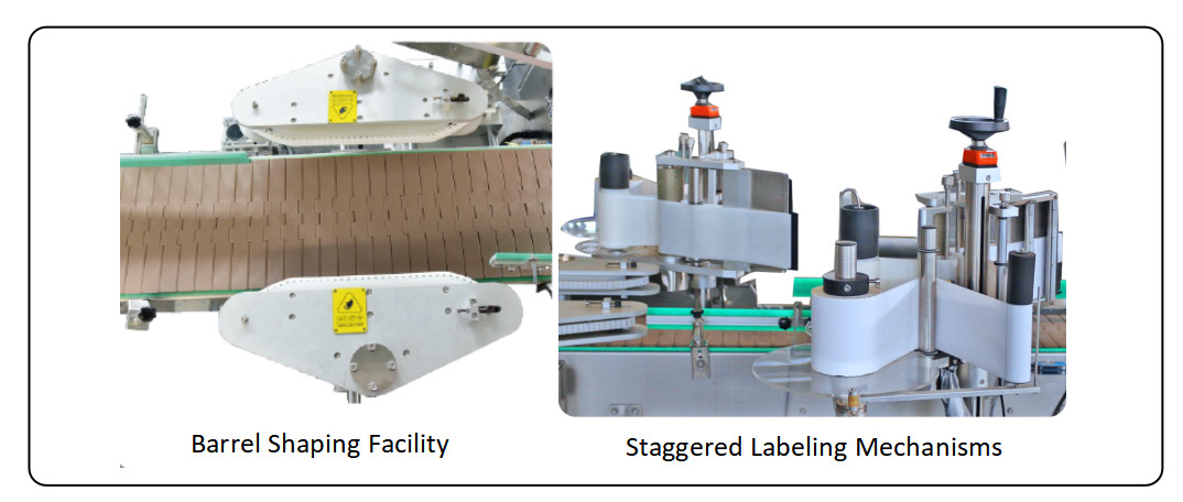 7000BPH Big Drum TN-200LDS Double Sided Self Adhesive Labeling Machine