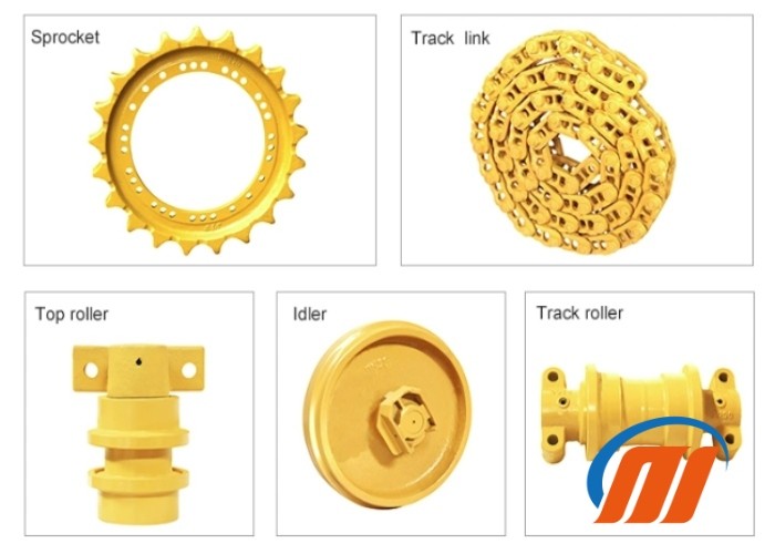 JS330 JS360 JS370 Excavator JCB Undercarriage Parts Carrier Roller Chain Sprocket