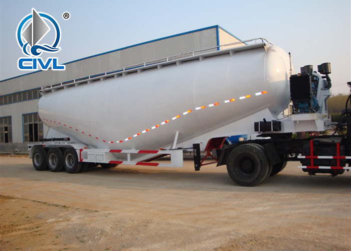 3 Axles 35m3 Capacity Large Capacity Diesel Semi Trailer Trucks Bulk Cement Semitrailer