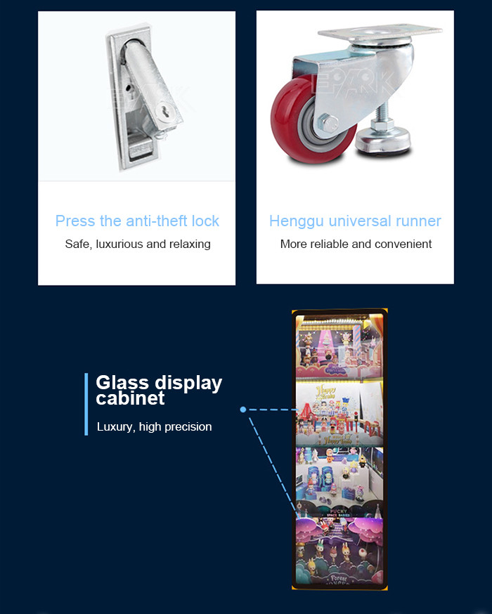 Smart Luxury Blind Box Toy Vending Machine With Touch Screen