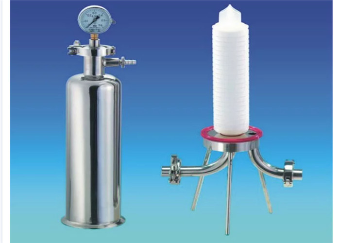 Electronic Industrial Filter Housing , Stainless Steel Water Filter Housing