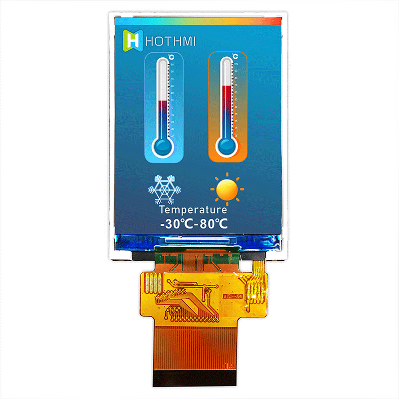 Vertical MCU TFT LCD Display 2.4 Inch Multi Function With Pcap Monitor TFT Module