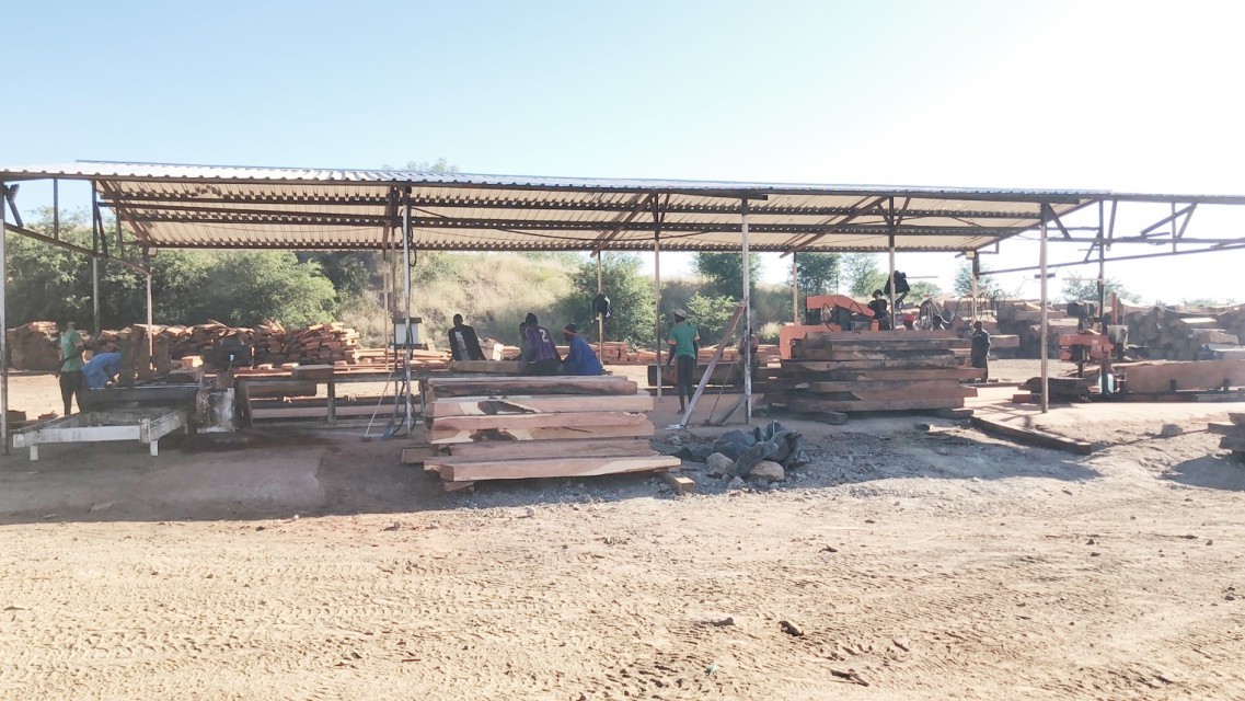 Industrial Diesel Electric Bandsaw Mill Wood Horizontal Mobile Portable With Trailer