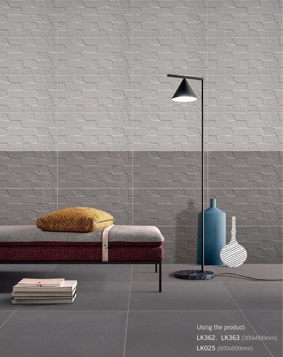 Grey Backgroud Tiles And Outdoor Wall 30x60cm Porcelain Full Body Tiles For House