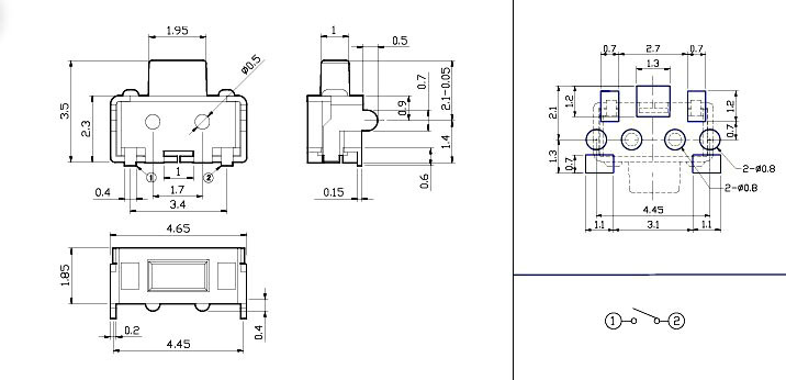 Smt Tact Switch