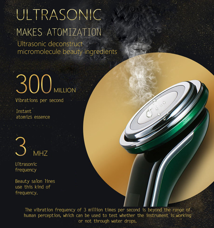 CE Approved Tighten Skin Two Modes Ultrasonic Facial Device