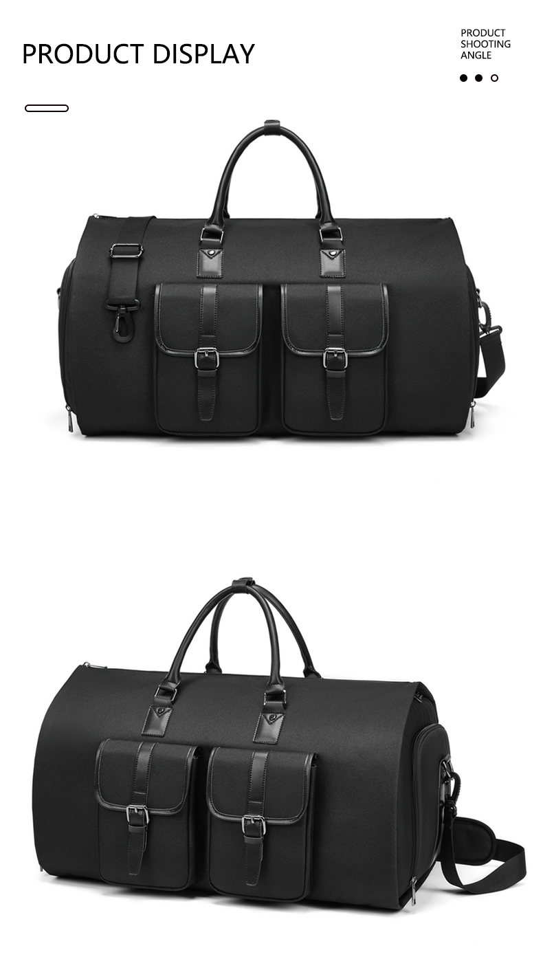 Fashionable Men Waterproof Duffle Bag With Shoe Compartment Anti Scratch