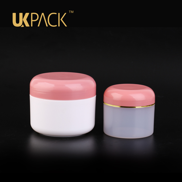 Large capacity 100ml 200ml Cheap plastic cream jar packaging for cosmetics