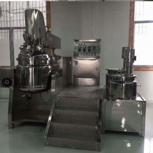 SUS304 316 Vacuum Homogenizing Emulsifier Mixer For Cosmetic Paste