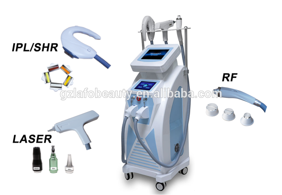 4 In 1 SHR OPT E light rf ipl laser multi-functional beauty equipment
