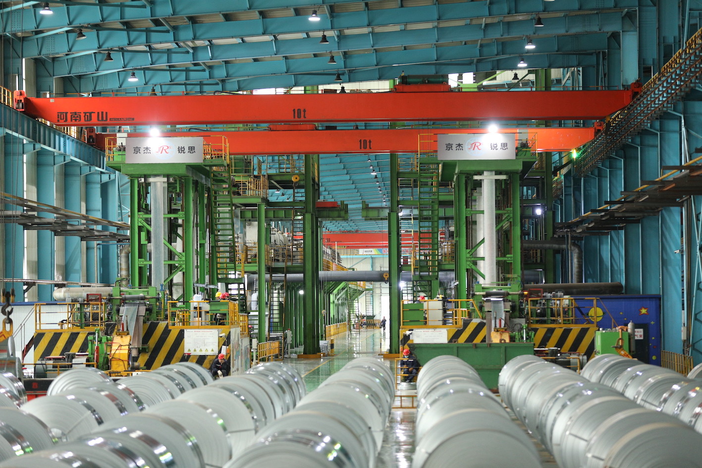 1.0mm 400-500mm Cgl Galvanizing Line For Hot Rolling Coil