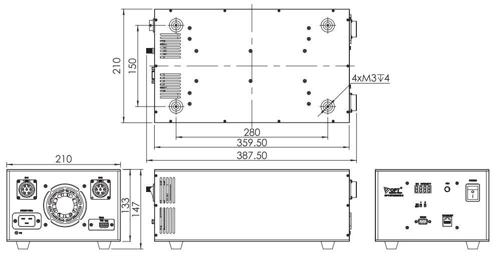 256 Levels 20A Machine Vision System Components Digital Current Controller