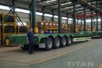 LOW BED TRAILERS 4 AXLES with lowboy truck dimensions for sale