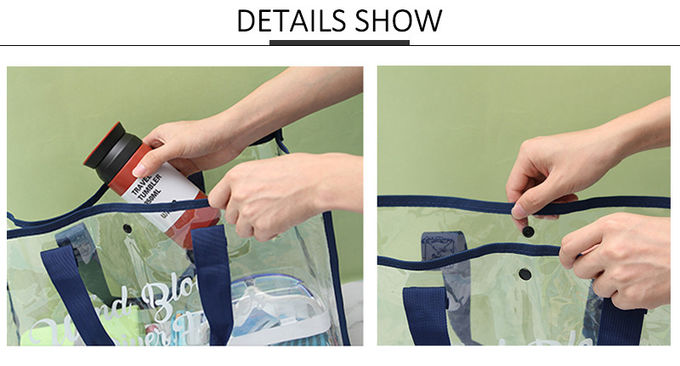Digital Printing Waterproof Clear Crossbody PVC Beach Bag