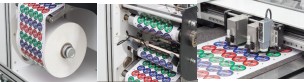 Media Width 100-330mm Automatic Laser Label Sticker Paper Roll Die Cutting Machine With High Precision Servo Motor