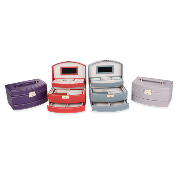 cheap best multifunction jewellery storage large clear jewelry box velvet box jewelry