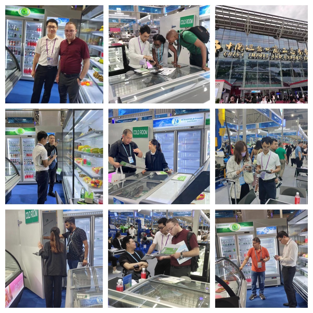 Hypermarket Deli And Fresh Meat Refrigerator Air Duct Structure Temperature 2℃-8℃