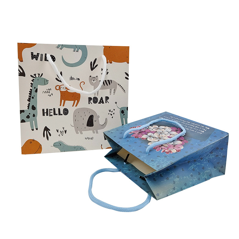 Customization Packaging Paper Kraft Bag High Quality Biodegradable Shopping Bag Cloth Pouch