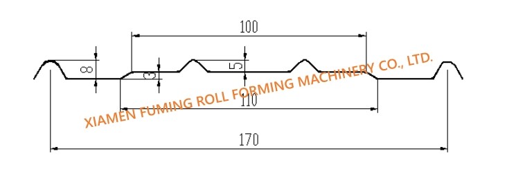 Custom Fencing Post Roll Forming Machine 4KW Powerful Hydraulic Cutting