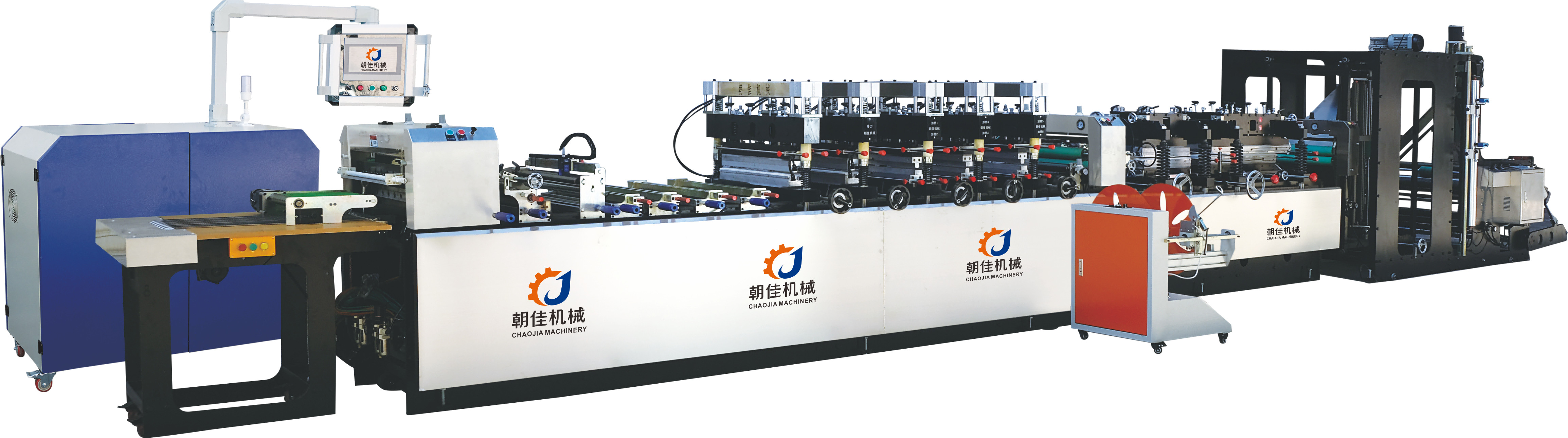35kW Shape Bag / Pouch Making Machine For Composited Plastic Film