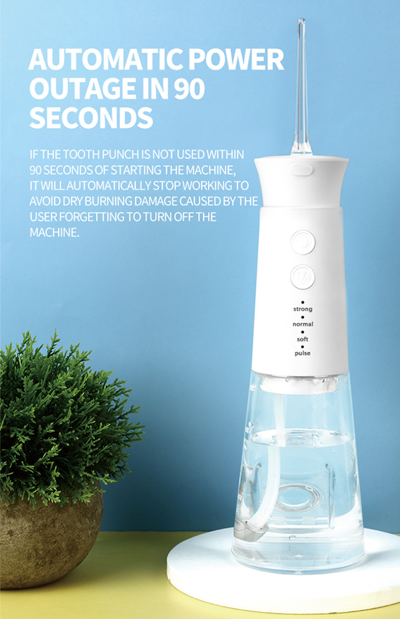 Professional Oral Dental Cordless Oral Care Irrigator Machine Water Flosser Portable Dental Flosser