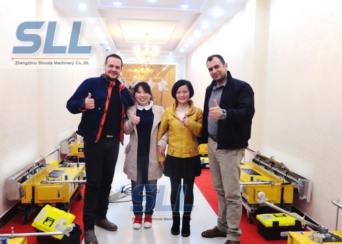 Waterproof Automatic Rendering Machine For Construction / Building Laser Positioning