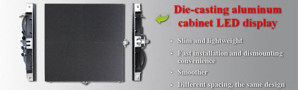 TOP SALE Slim Cabinet Oudoor P8 SMD 3535 /DIP LED Rental Screen/P10 Outdoor Rental LED Display