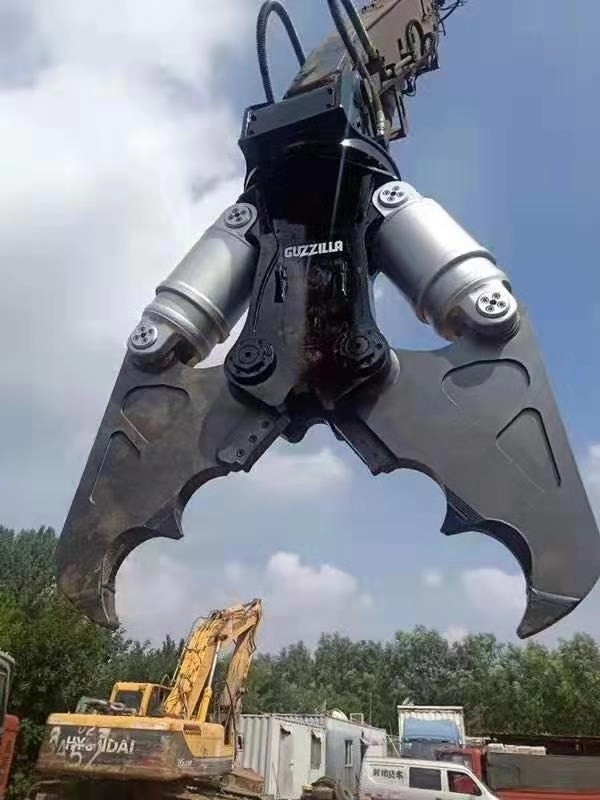 Excavator Hydraulic Concrete Pulverizer To Demolish Concrete Floors