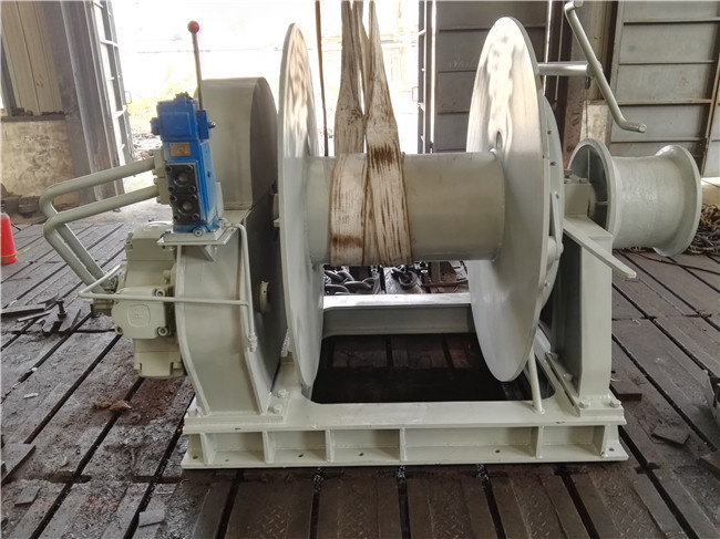 Anchor Mooring Tugger Drum Capstan 50KN 100KN Marine Hydraulic Winch