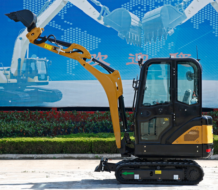 0.04 Cbm Hydraulic Mini Excavator 1.7 Ton Mini Compact Excavator