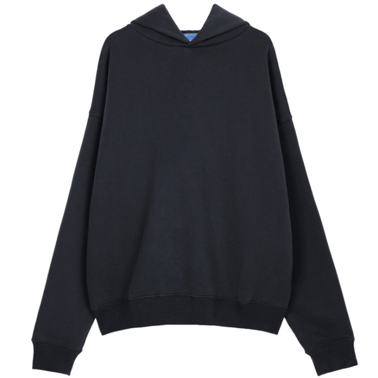 360gsm Plain White Pullover Sweatshirts 100% Cotton Oversized Blank Hoodies