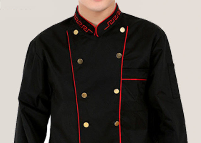 Anti - Pilling Cook Cool Chef Coats Standard Small Sleeve With Buttons And Pockets