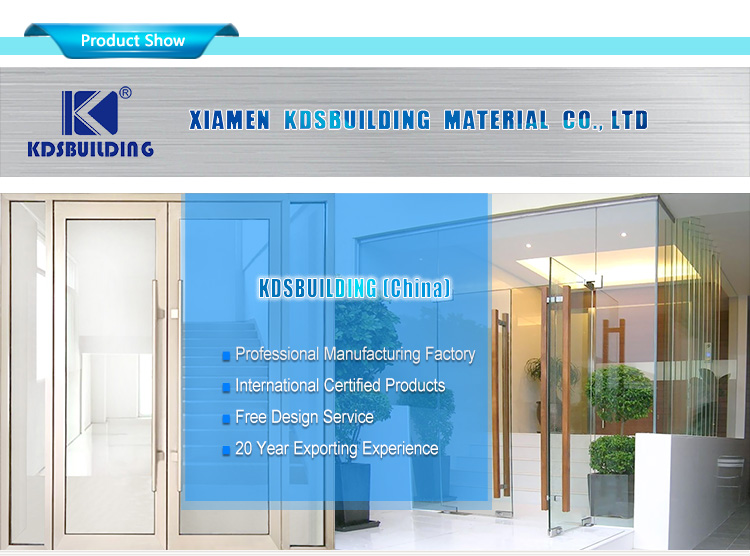 Aluminum Exterior Automatic Sliding Door Double Glass Casement Spring Door