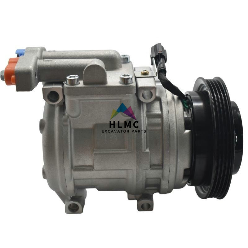 Doosan Excavator DX340 Air Conditioner Compressor 2208-6013B 440205-00070 2208-6013A