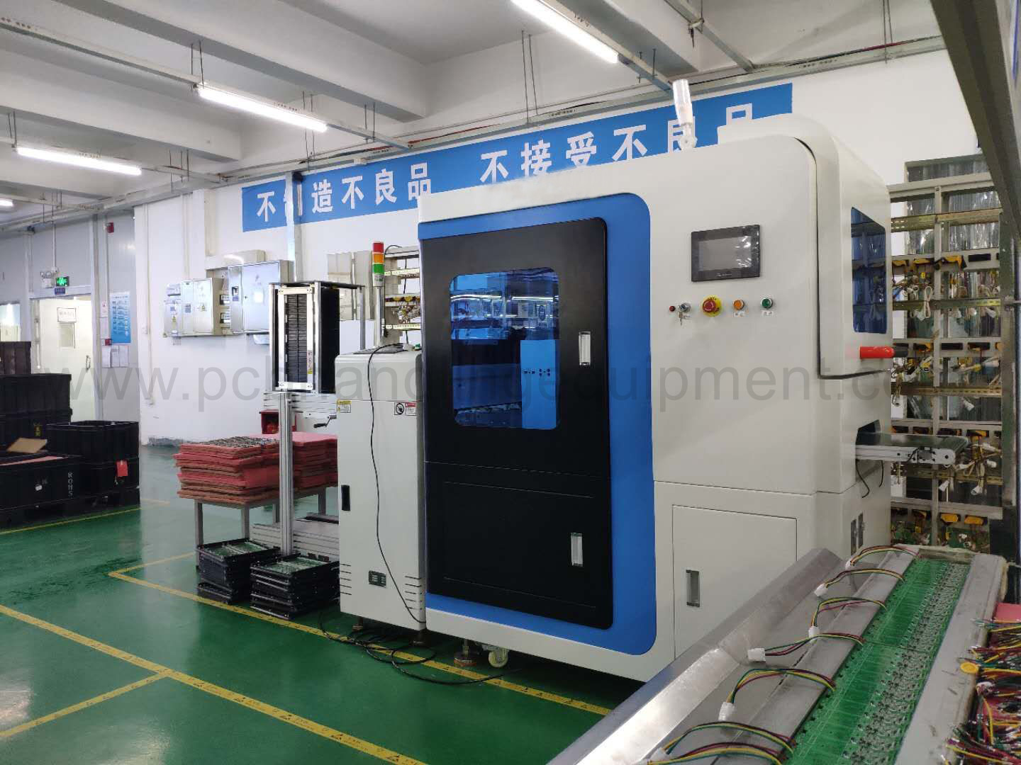 1.1KW Inline V Cut X Y Axis PCB Separating Equipment 0.6mm Blade