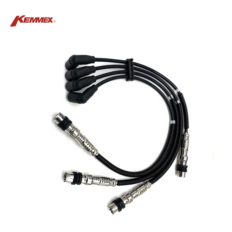 OEM Standard Size KEMMEX 69817 Spark Plug Wire Ignition Cable Set Year 2009- for Seat