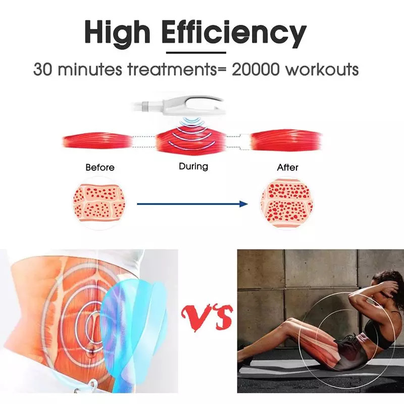 300us Slim Beauty Machine EM Sculpting 4 In 1 Cavitation Machine Muscle Stimulator