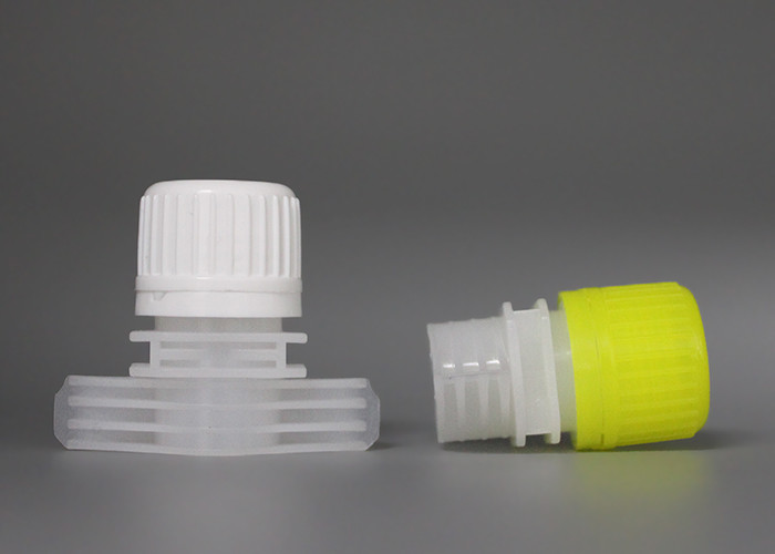 PE Plastic Spout Caps Caliber 16 Millimeter For Beverage Doypack / Baby Food Pouch Caps