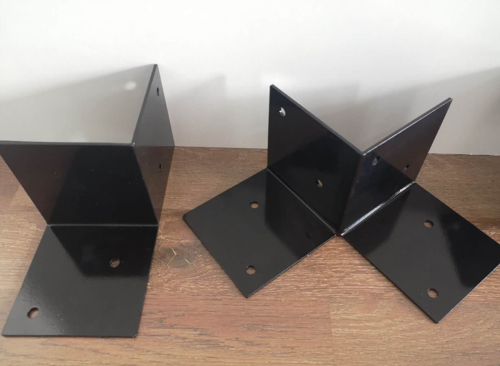 Standard Wood Connector Angle Joist Hanger Parts Elevated Wood Stand Kit Bolt Down Bracket