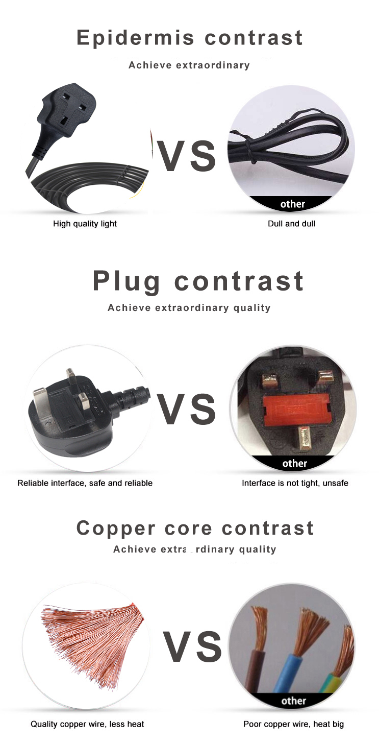 plug contrast,Epidermis contrast,copper core contrast