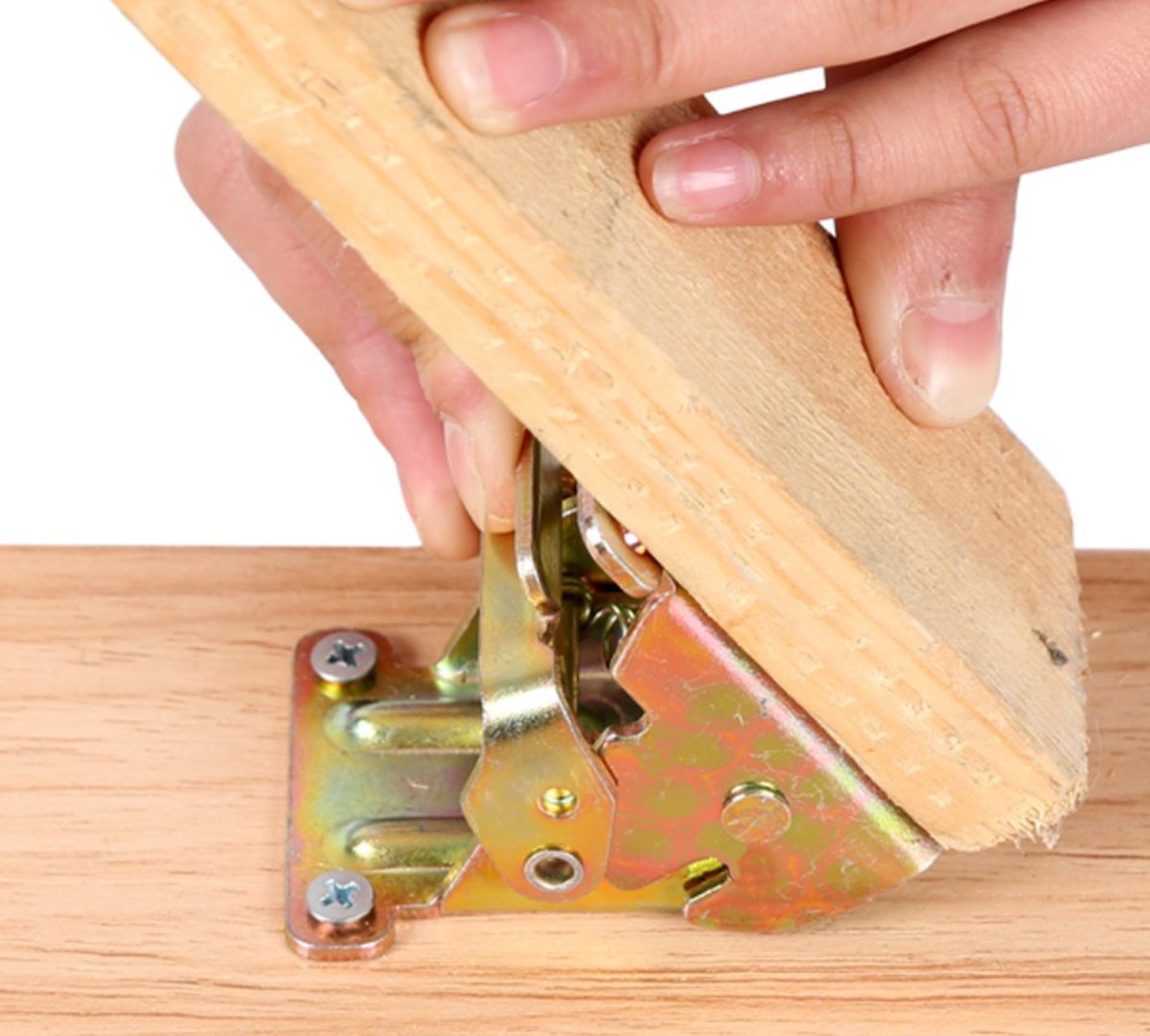 912g Heavy Duty 90 Degree Hinge Metal Folding Self-Locking Extension Table Bracket Strong