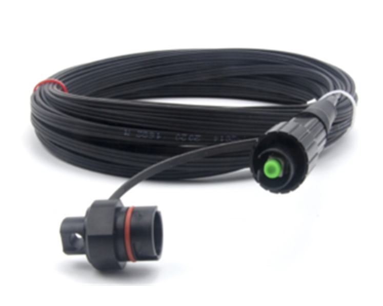 Chinese Drop Cable Assemblies ODF Wiring Devices Mini LC/APC Waterproof Connector Cable