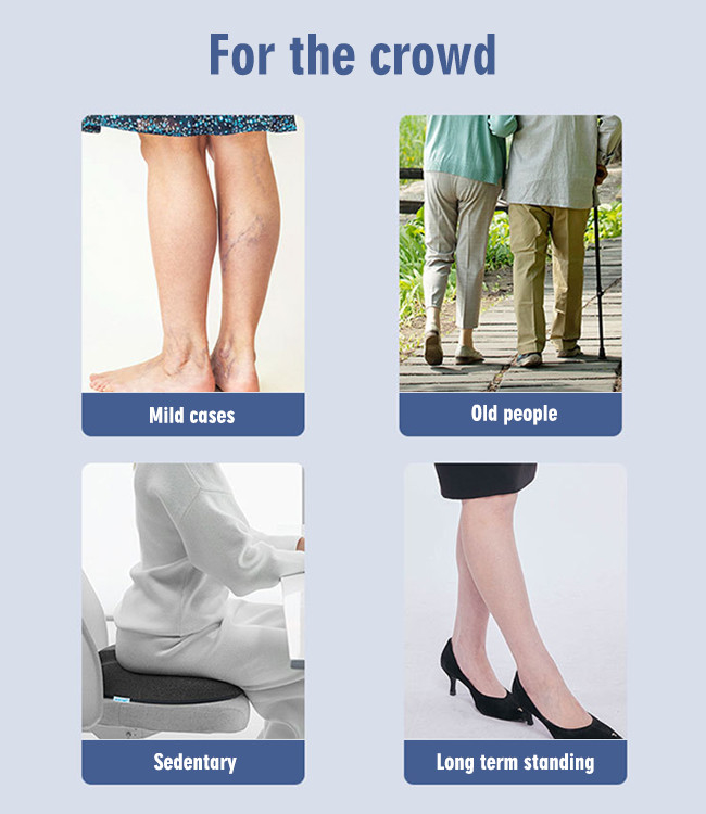 Professional Medical Compression Stockings Black Skin Color For Men Women