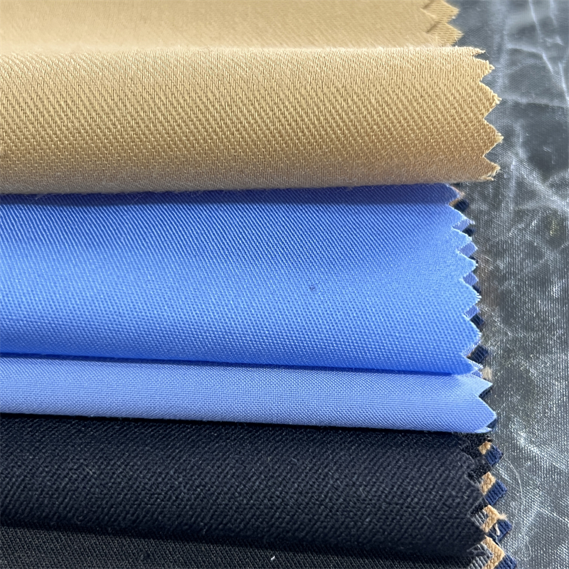 Recycled Polyester Minimatt Gabardine RPET Fake Wool Fabrics For Uniform Suits Blazers
