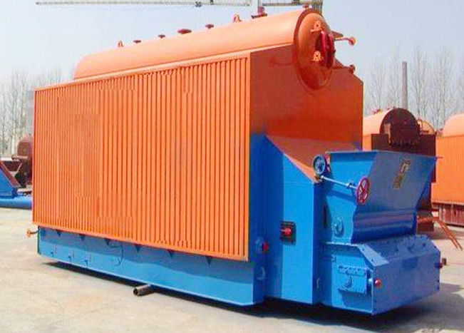 Horizontal Industrial Hot Water Boiler System Low Noise With Water Cooling Wall